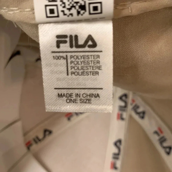 FILA Cap Shearling Adjustable Baseball Cap Tan New main image 6